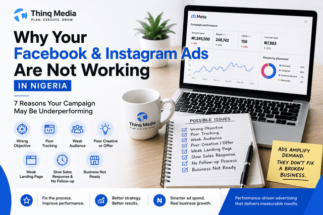 Why Your Facebook & Instagram Ads Are Not Working in Nigeria: 7 Reasons Your Campaign May Be Underperforming